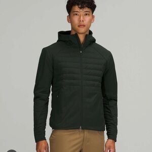 Lululemon Down for it all Men's Green Hooded Jacket